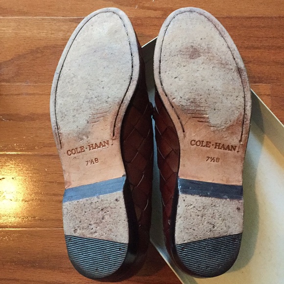 Brown Cole Haan ROBYN Tassel Loafers 7.5M - Picture 6 of 8